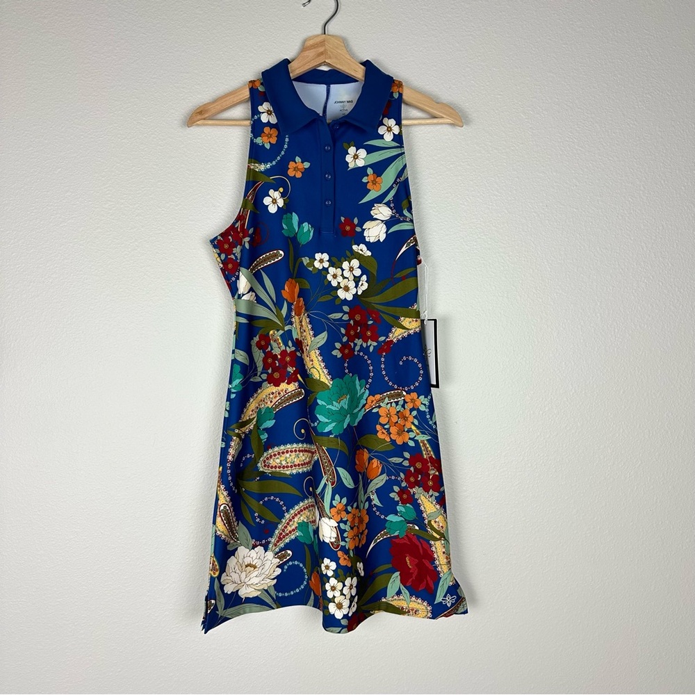 Johnny Was Blue Halter Sundress